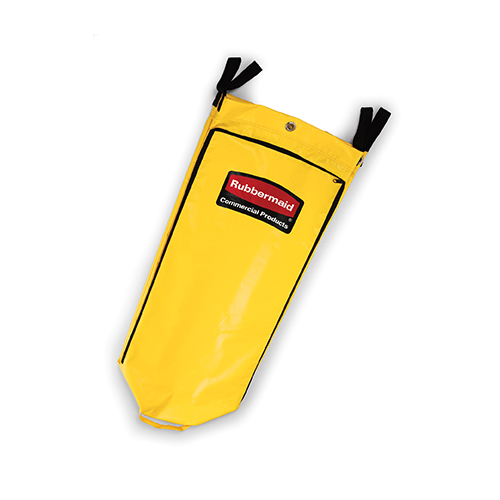 Jan Clean Cart Vinyl Bag 24 Gal Yel