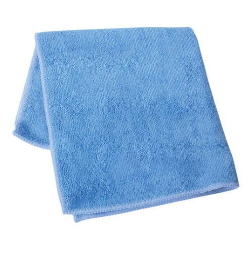 Sabco Professional All Purpose Microfibre Cloths - Blue - 40cm X 40cm - 300Gsm X5