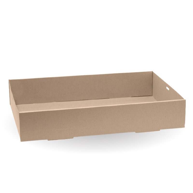 BioBoard Catering Tray XLarge FSC Recycled kraft x50