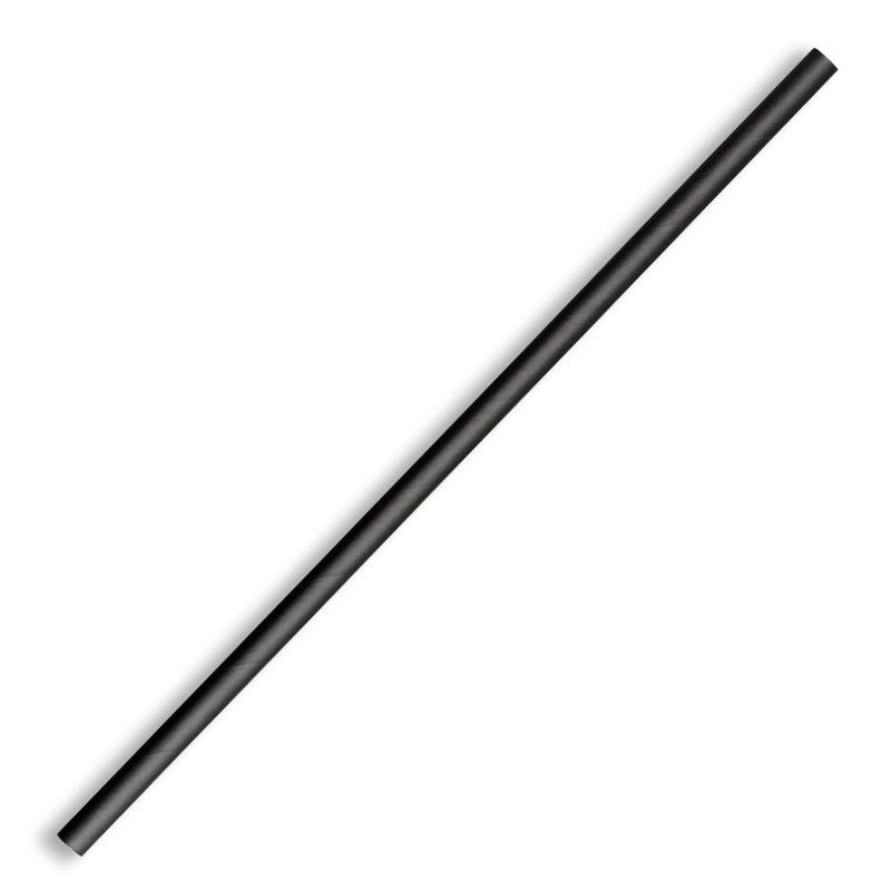 6mm Regular Black Biostraw x2500