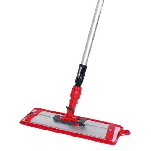 The Sprinklear Complete Mop Set (Base Pad And Handle) - Red