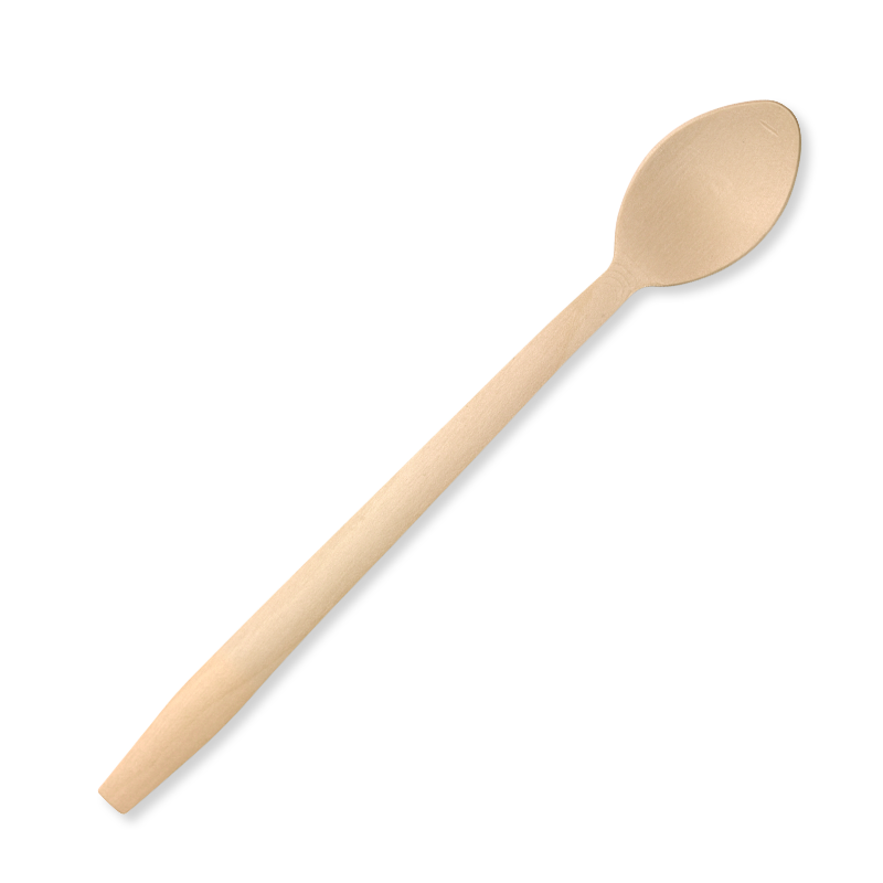 20cm Tall Wood Teaspoon FSC 100% Wood x1000