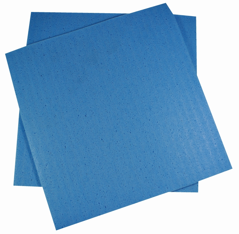 Sponge Cloth Squares Small Blue 190X185