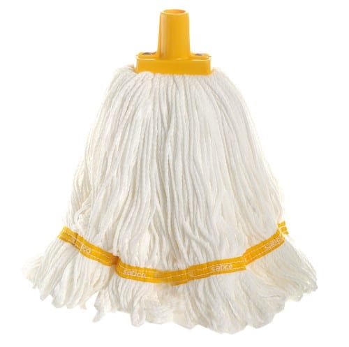 350G Microfibre Round Mop Head Yellow