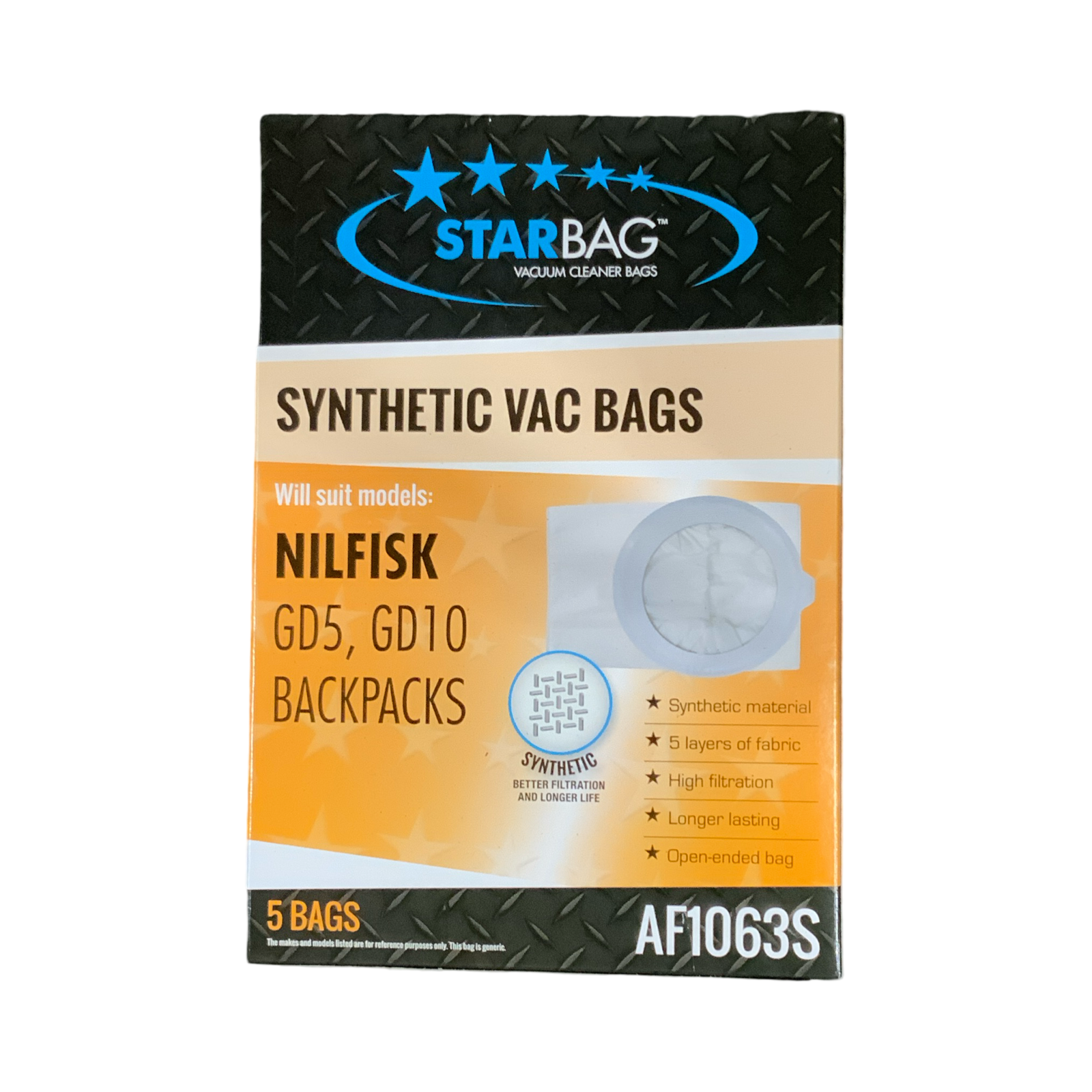 (5pk) BagNILFISK--GD5 SYN