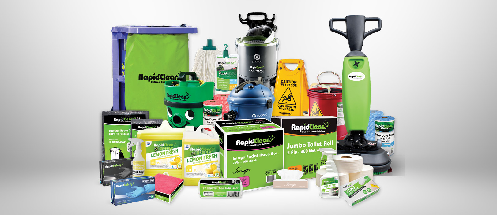 Professional cleaning accessories and tools