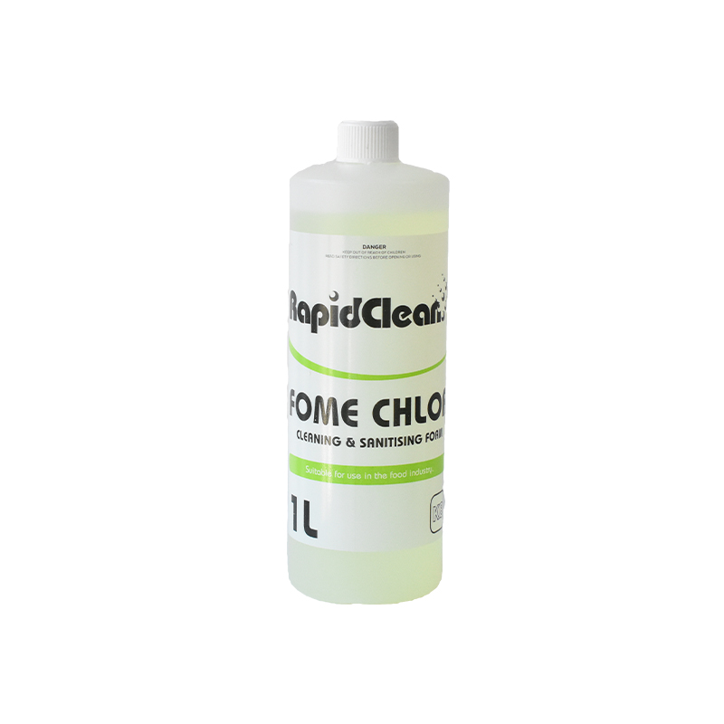 Foam Chlor Cleaning & San Foam Bottle Only - no cap - 1 L