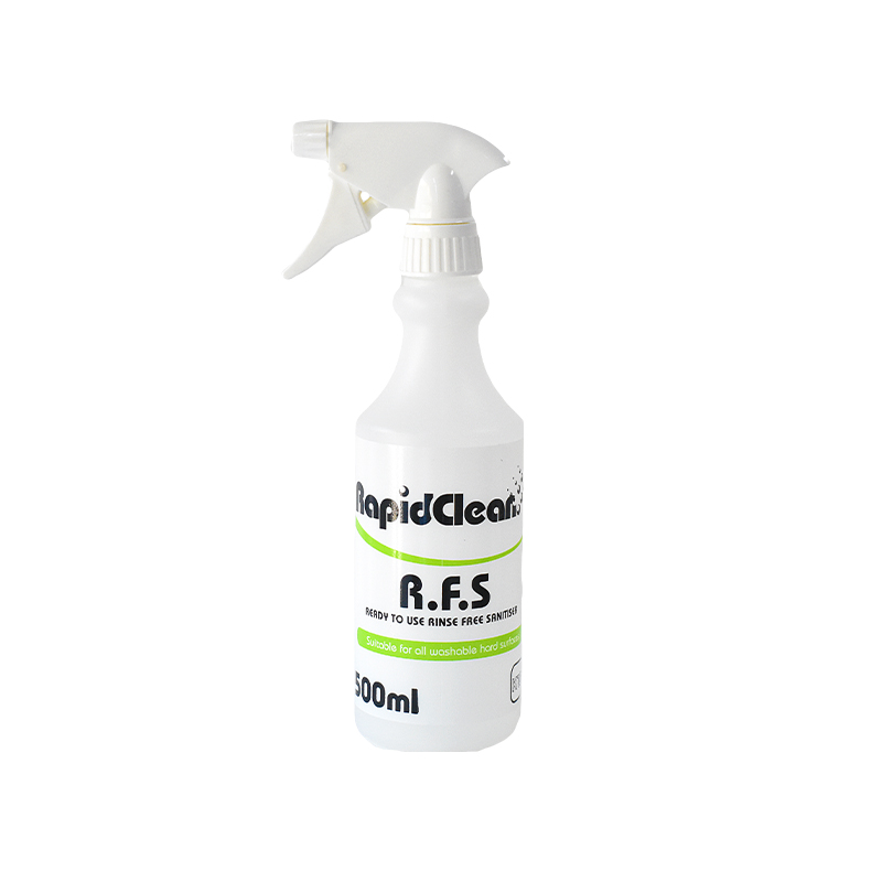 Rfs Rinse Free Sanitiser Bottle Only - no cap - 500 ml