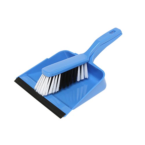 Dust Pan & Brush Set - Blue