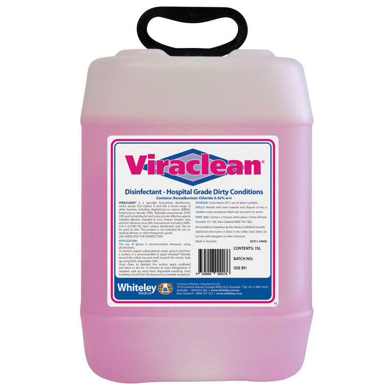 Viraclean® Hospital Grade Disinfectant 15 L