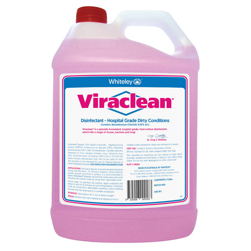 Viraclean® Hospital Grade Disinfectant 5 L