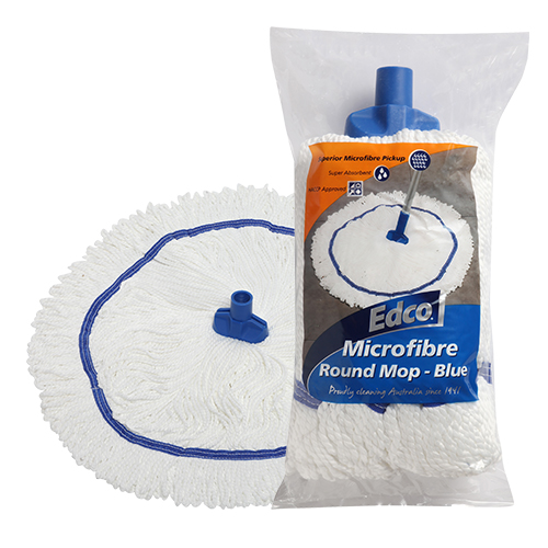 Microfibre Round Mop - Blue