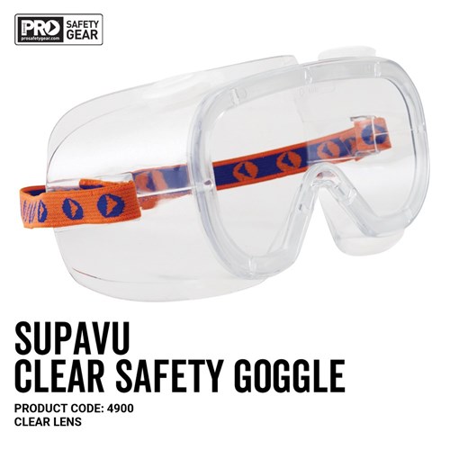 Supa-Vu Goggles Clear Lens
