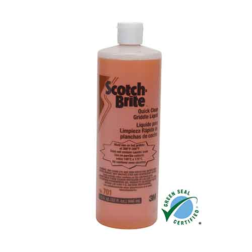 Scotch-Brite Quick Clean Griddle Liquid 701 (1 Quart) (4/Case)