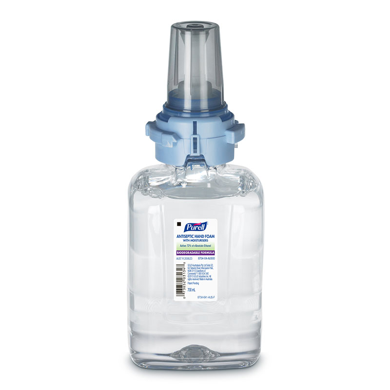 ADX Instant Hand Sanitiser - Foam 700ml Refills X 4 Units