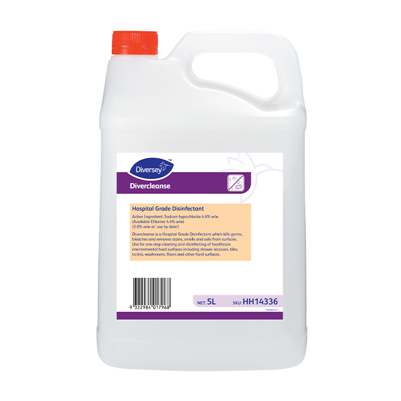 Divercleanse 5L Liquid Hospital Grade Disinfectant Cleaner