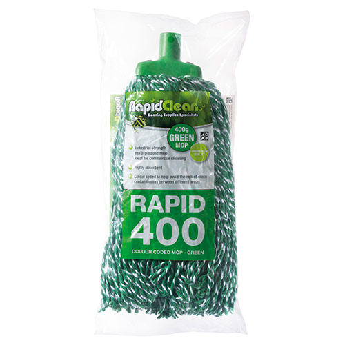 RapidClean Premium Mop Head 400g - Green