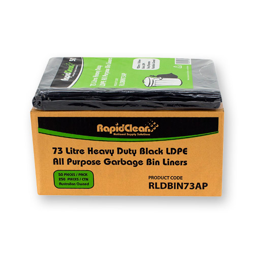 73 Ltr AP Black B/Liner X250