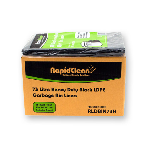 73 Ltr H/Duty Ld Blk B/Liner X250