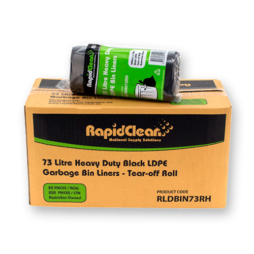 73 Ltr H/Duty Ld Blk Roll X250