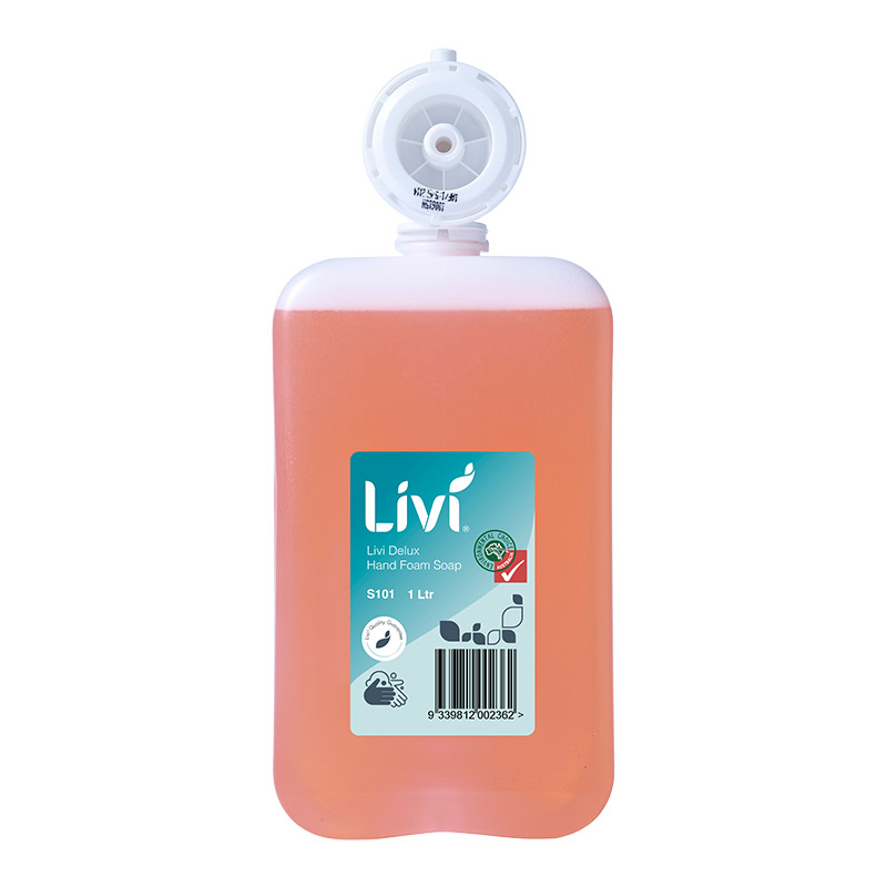 Delux Hand Foam Soap 1L 6 Ctn